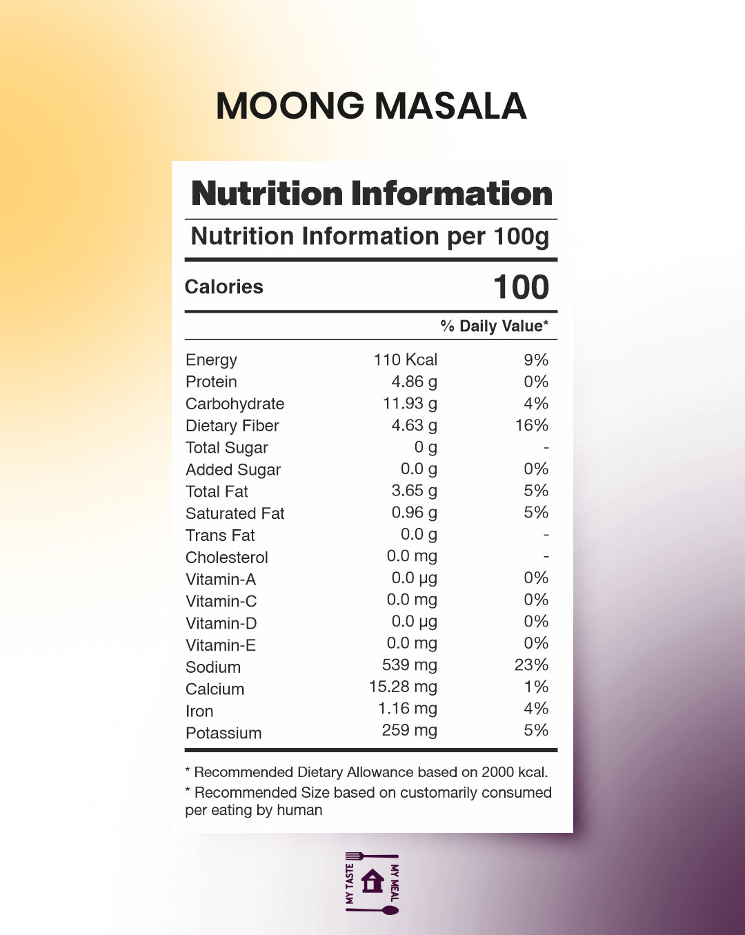 Moong Masala