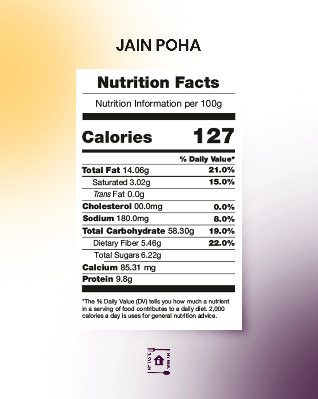 Poha - Jain