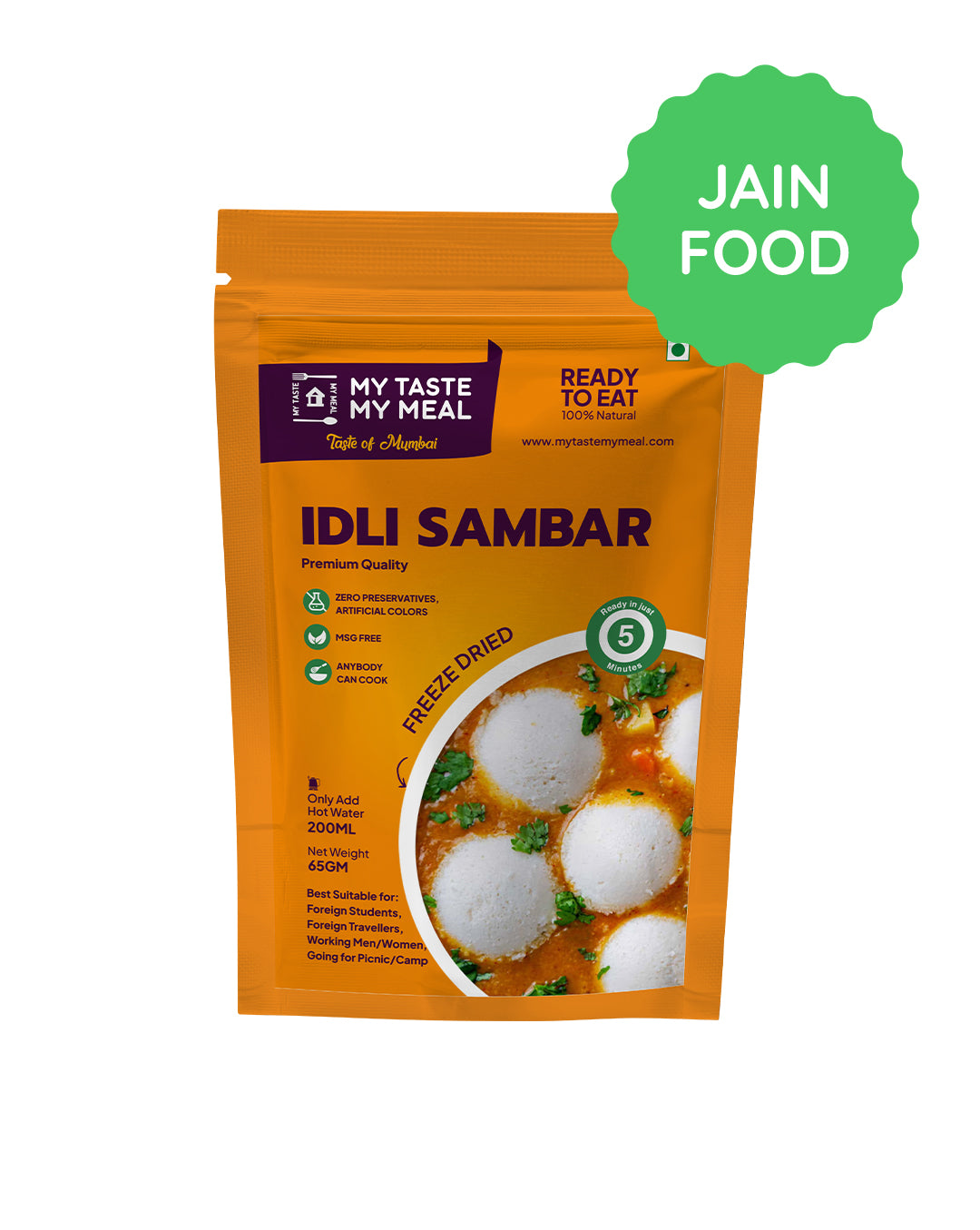 Idli Sambar - Jain