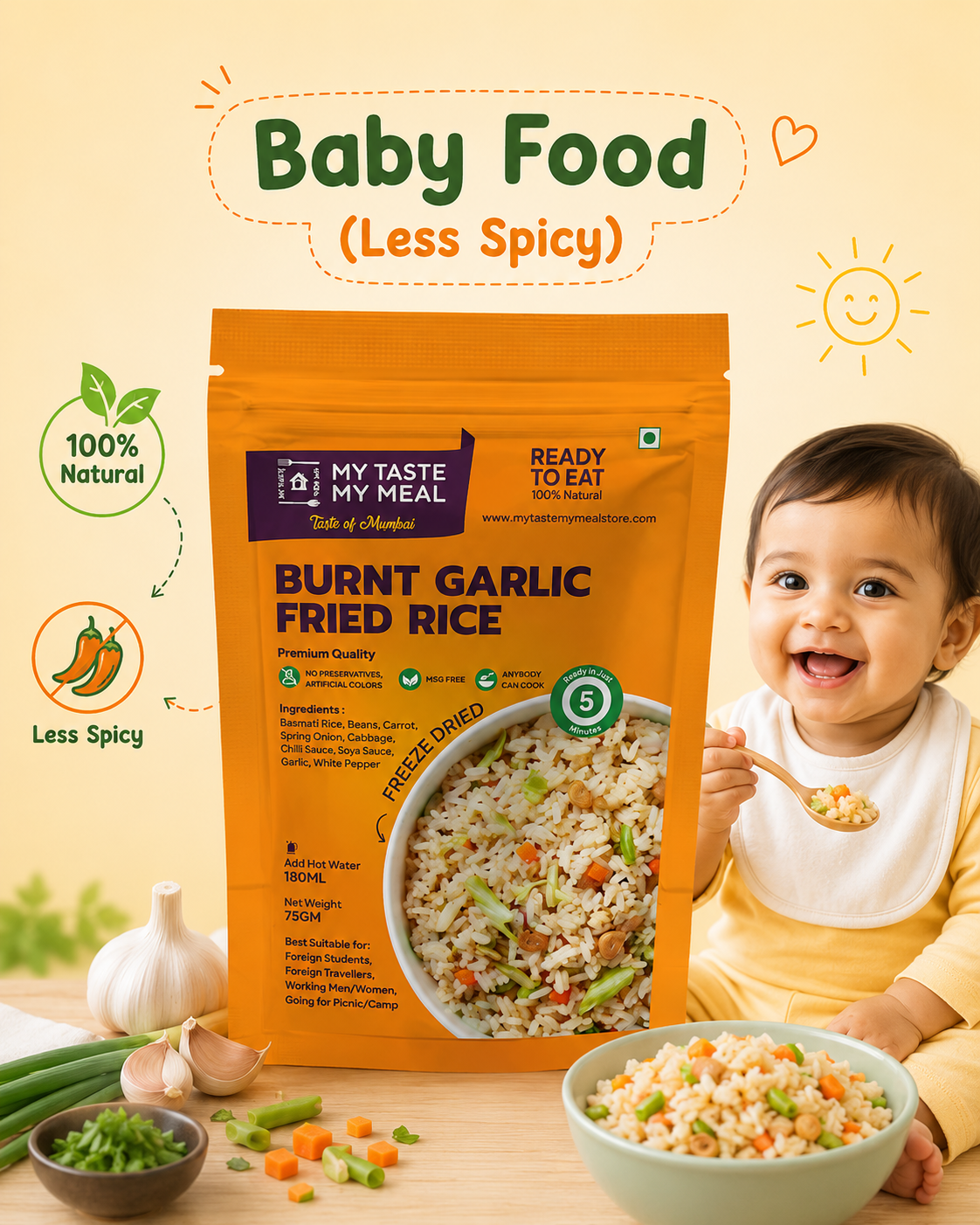 Burnt Garlic Fried Rice