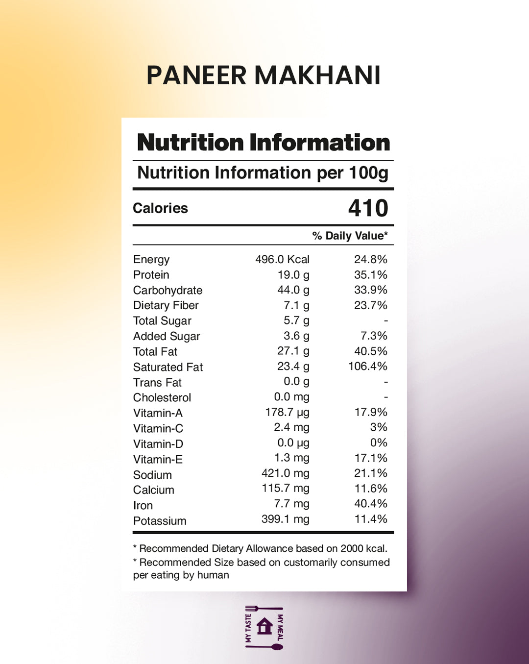 Paneer Makhani